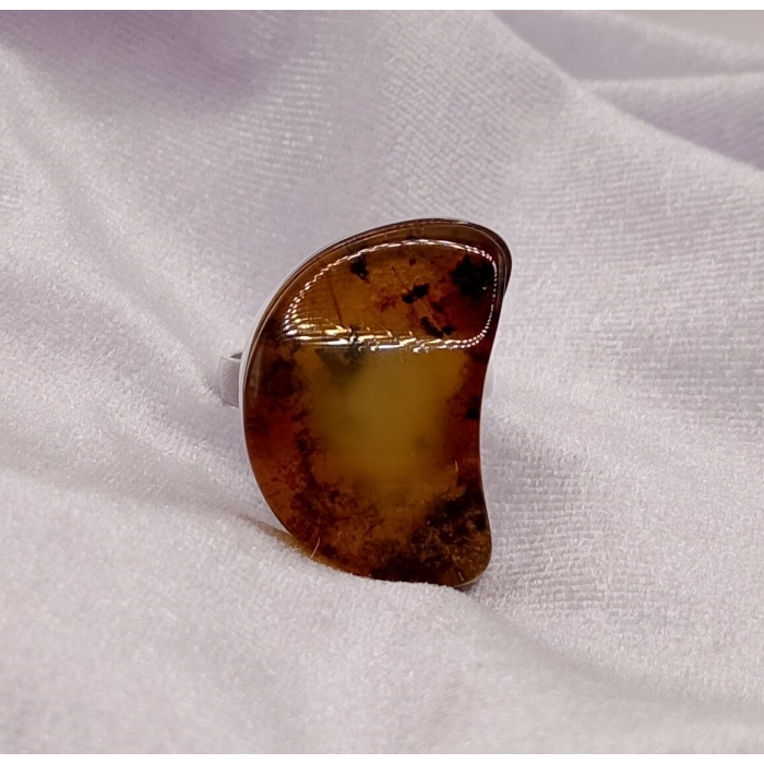 Pierścionek z bursztynem Rozmiar/Średnica wew. (mm) 20/19,09