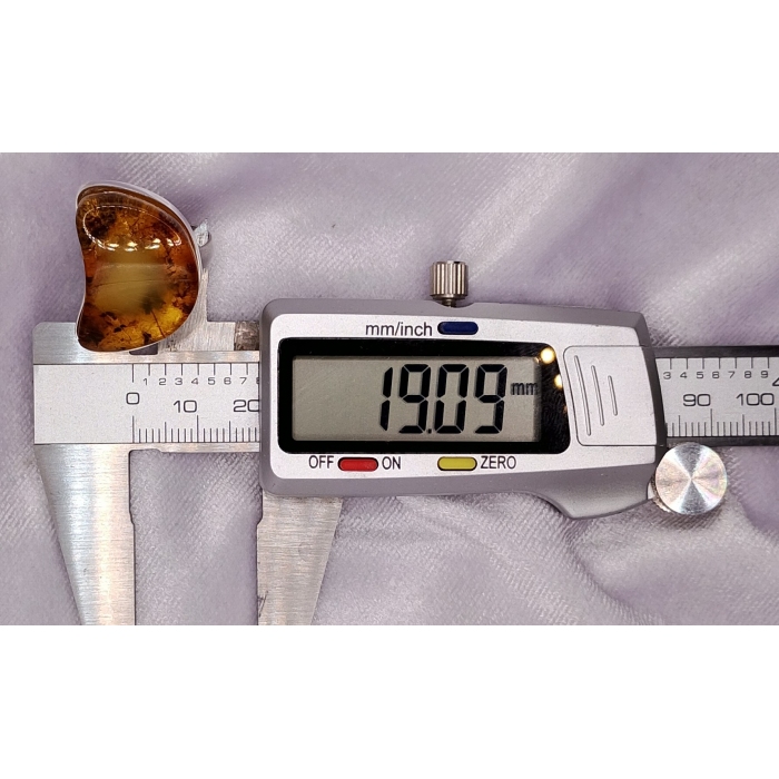 Pierścionek z bursztynem Rozmiar/Średnica wew. (mm) 20/19,09