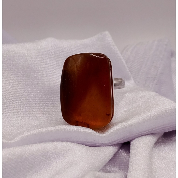 Pierścionek Srebro i Bursztyn roz.24