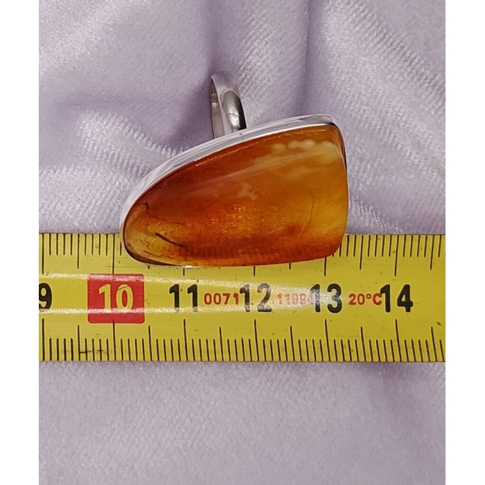 Pierścionek Srebro i Bursztyn roz.20