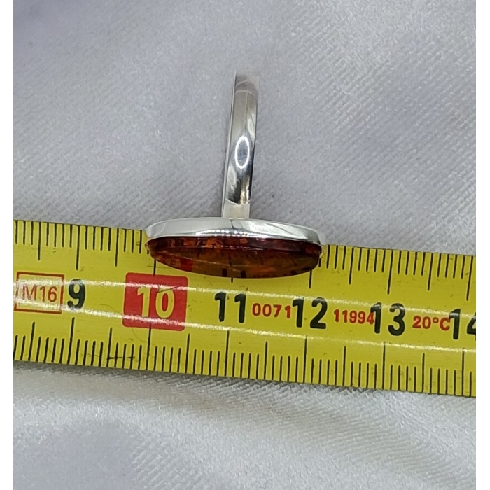 Pierścionek Srebro i Bursztyn roz.21