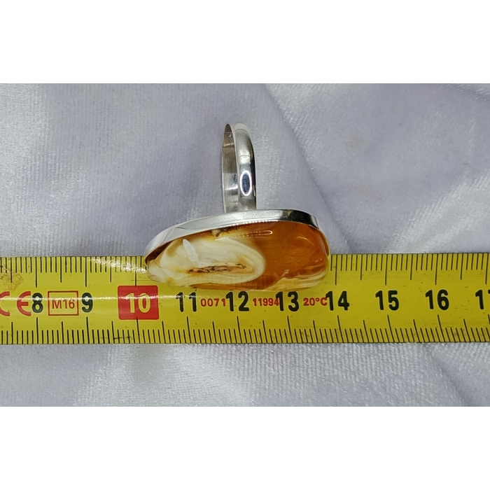 Pierścionek Srebro i Bursztyn roz.28