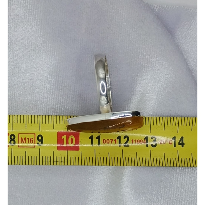 Pierścionek Srebro i Bursztyn roz.25