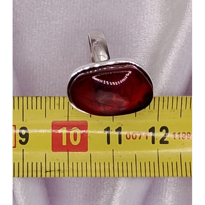 Pierścionek Srebro i Bursztyn roz.21