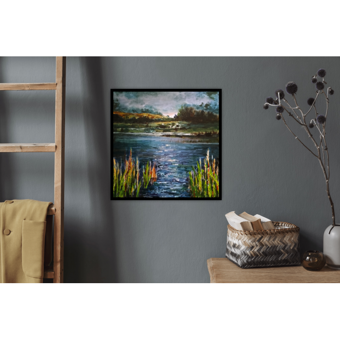 Jezioro przed burzą