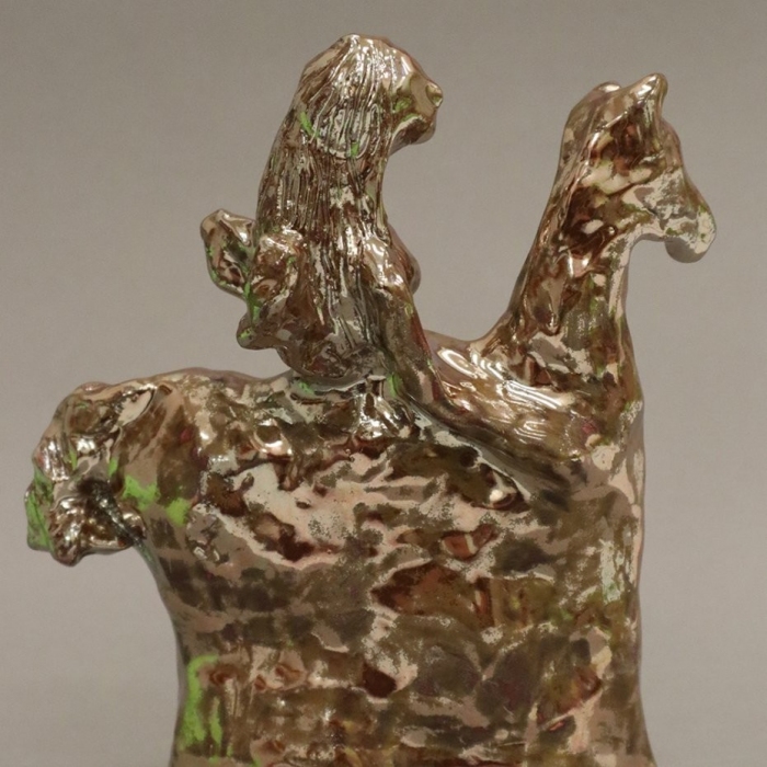 Anioł. Rzeźba ceramiczna
