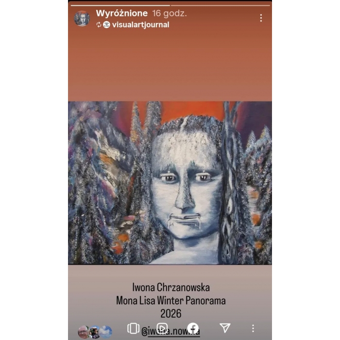 Mona Lisa zimowa panorama