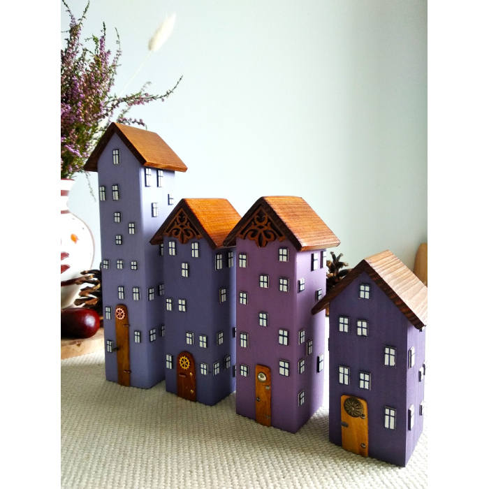 Dekoracyjne domki drewniane - Wrzosowa polana