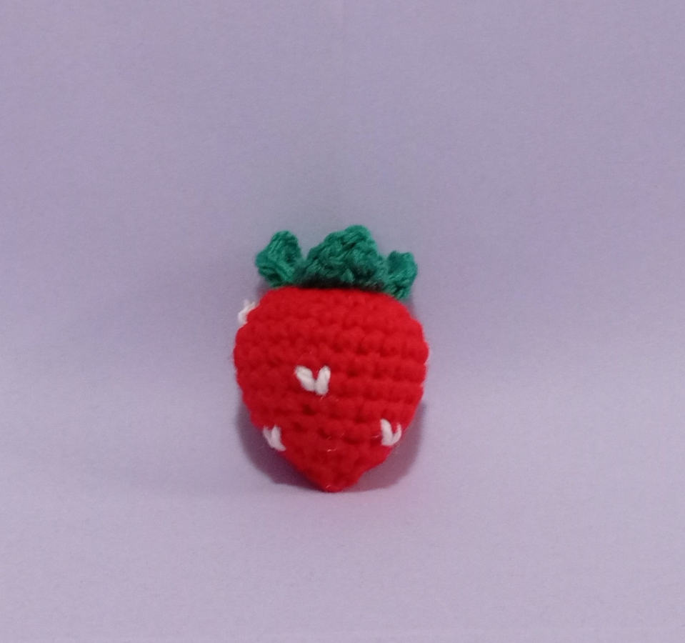 Truskawki Amigurumi 