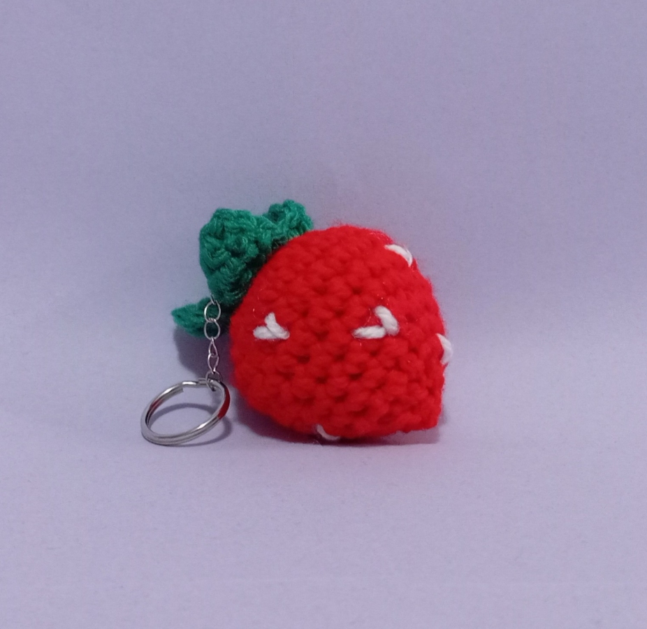 Truskawki Amigurumi 