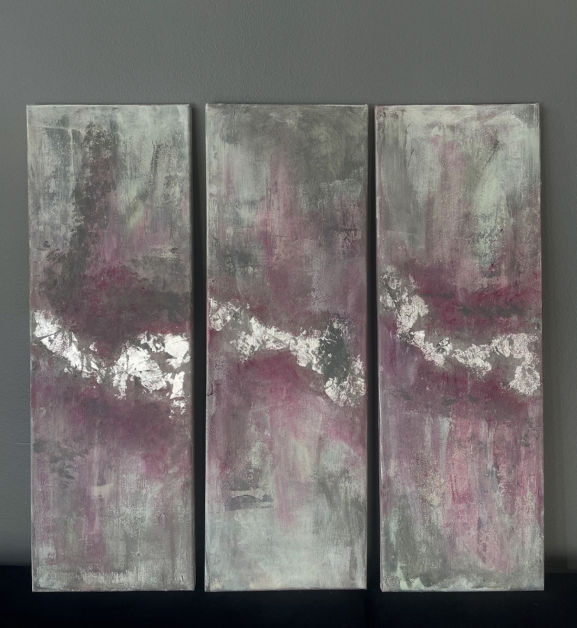Tryptyk Concrete Blush Bartosz Chmielak 