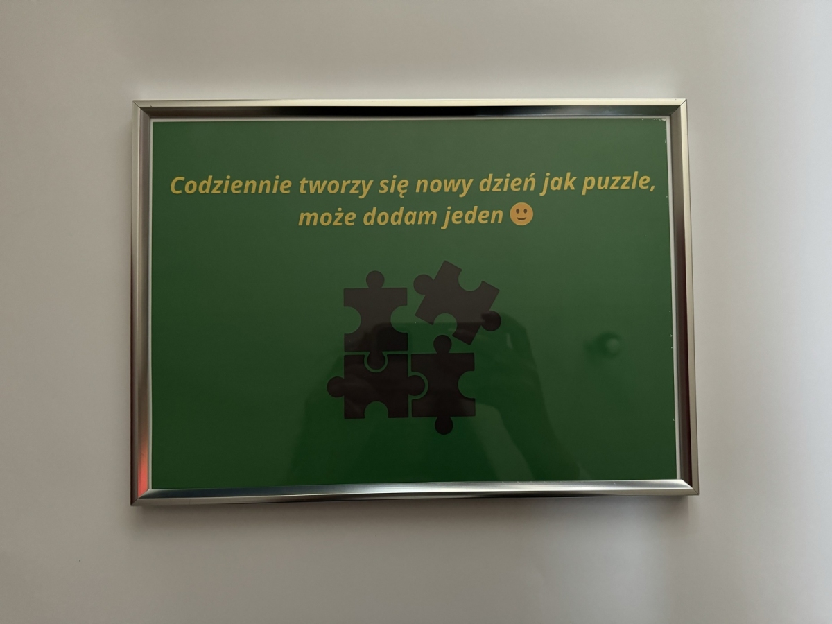 Kreatywna grafika w ramce 