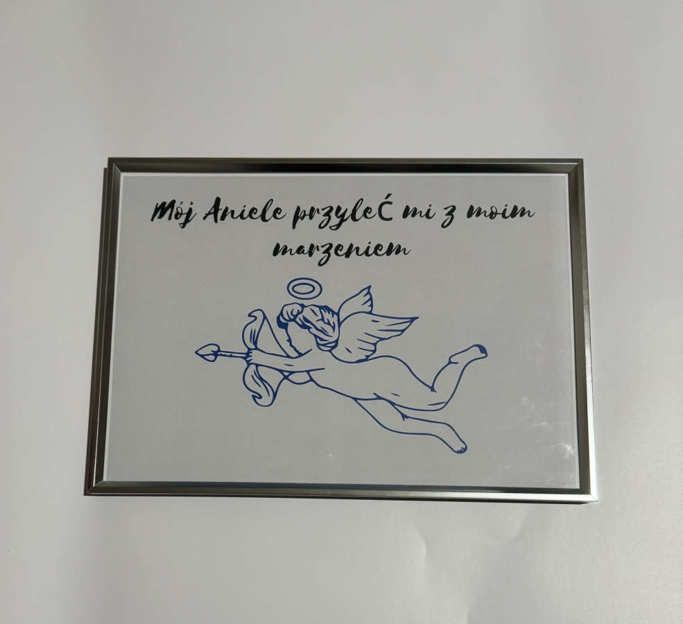 Twórcza grafika w ramce 