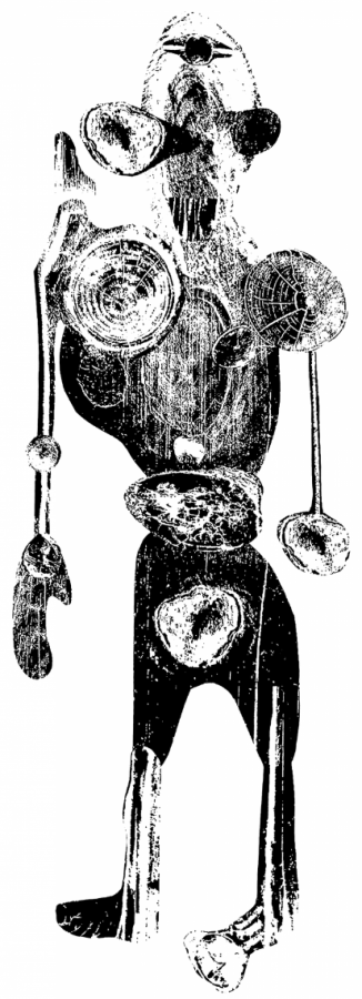 Cykl:Od natury do abstrakcji - hybrydalne figury w linorycie