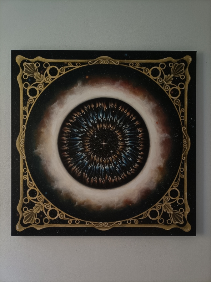 Lustrzana pareidolia z mgławicy 