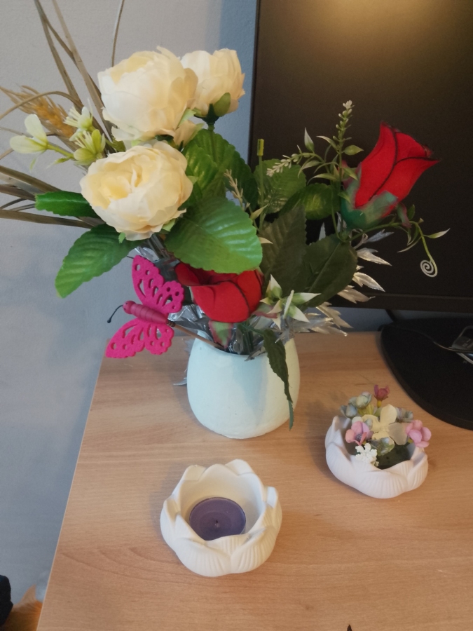 Świecznik kwiat mały