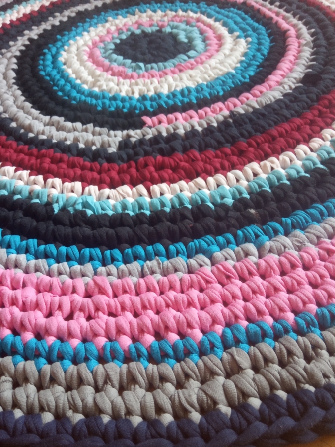 Dywan Eco Etno Zero Waste, 80 cm