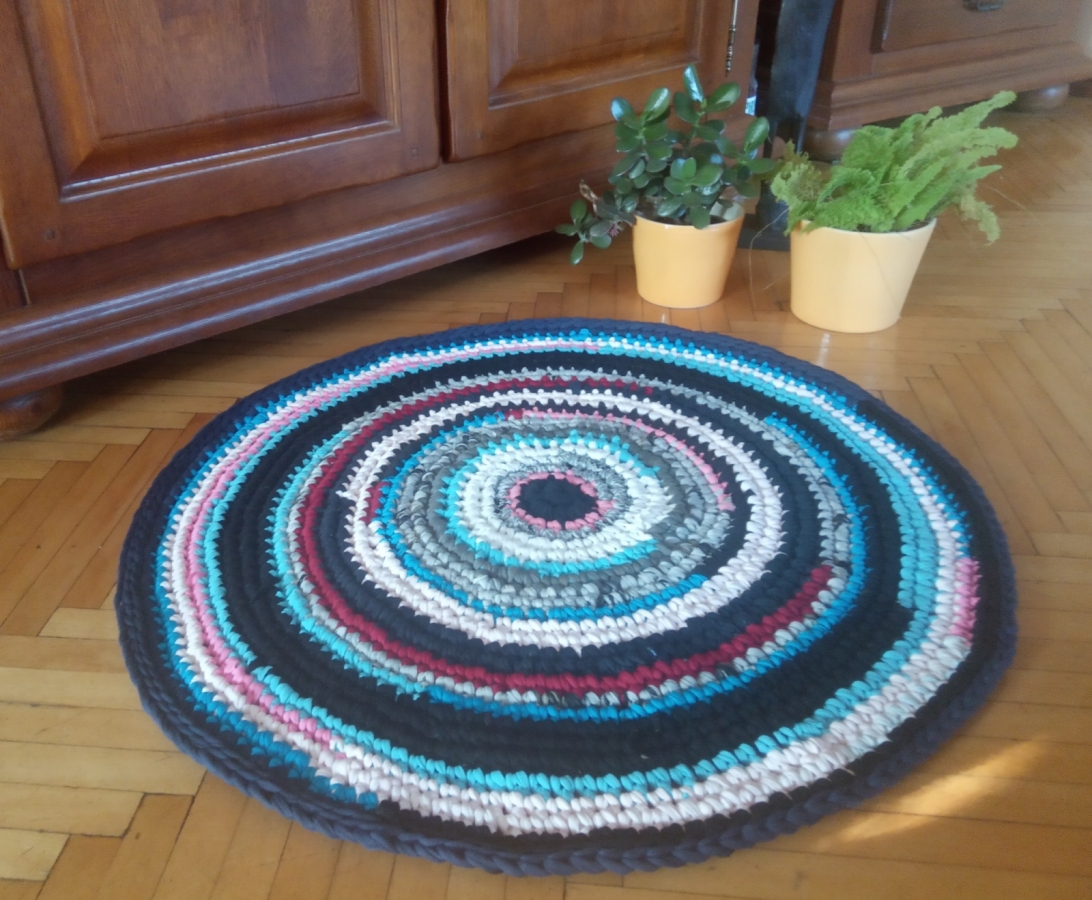 Dywan Eco Etno Zero Waste, 75 cm