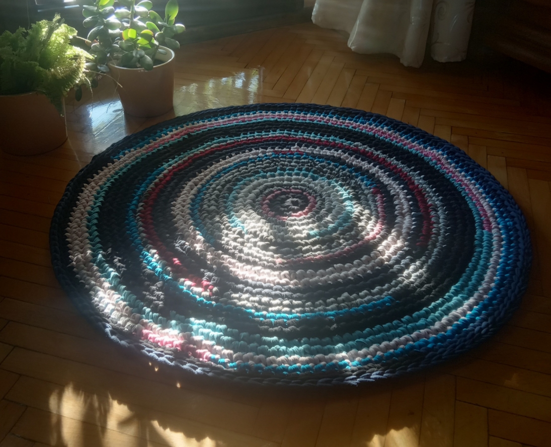 Dywan Eco Etno Zero Waste, 75 cm