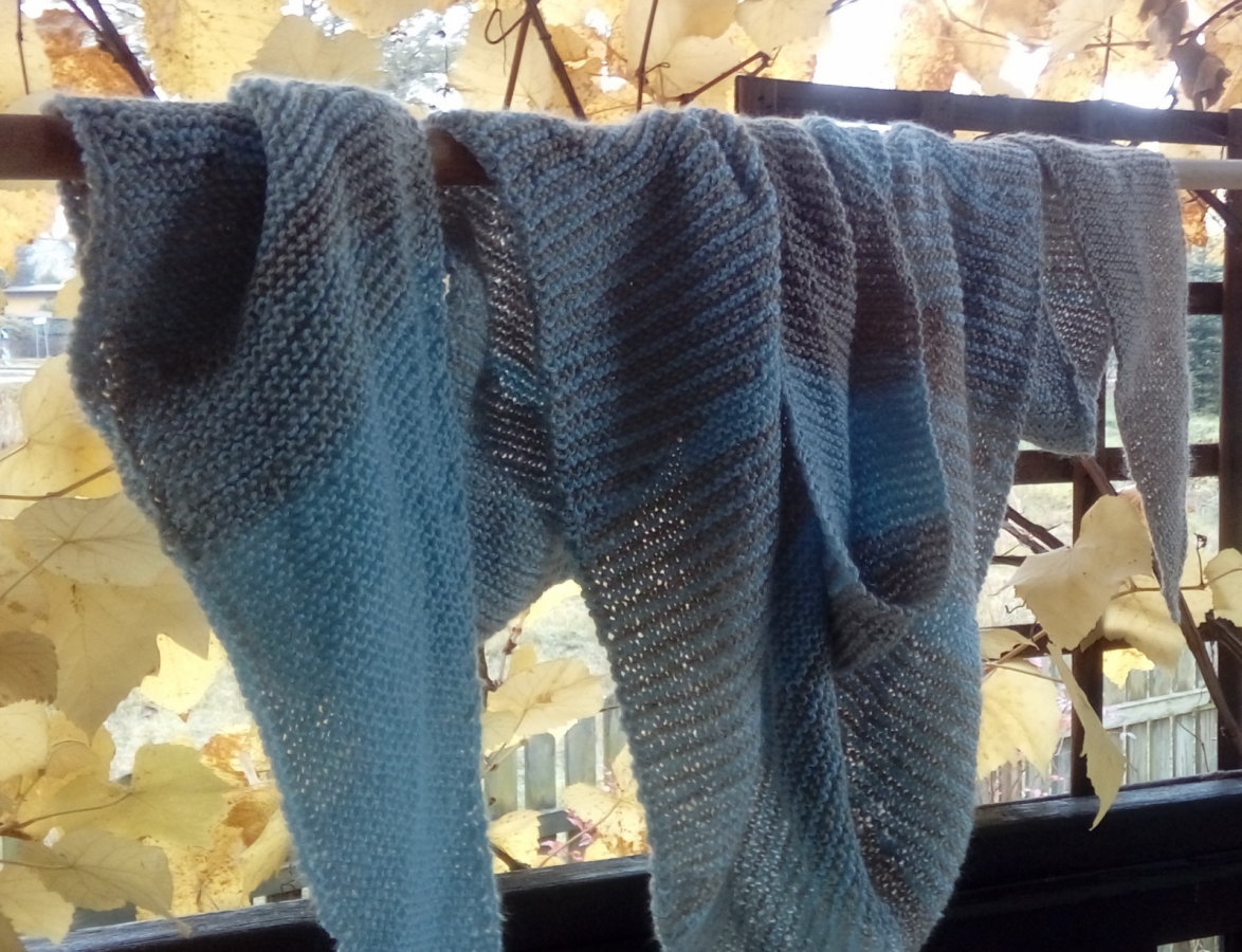 Długi szal Ciepły piasek i błękit nieba