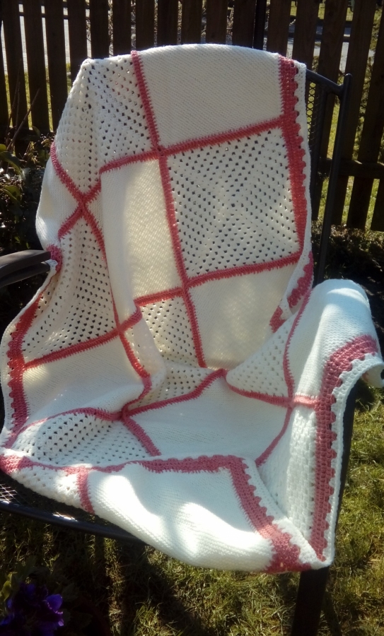 Narzuta Krem brzoskwiniowy