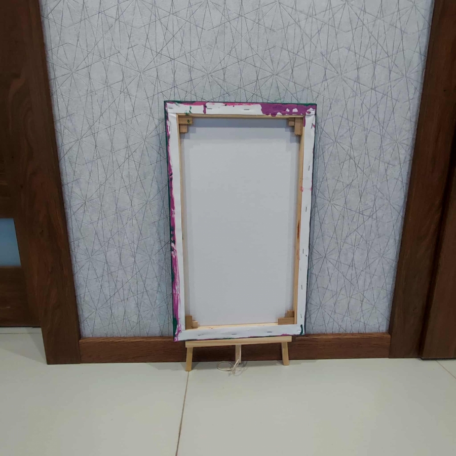 Czarny kot obraz na płótnie