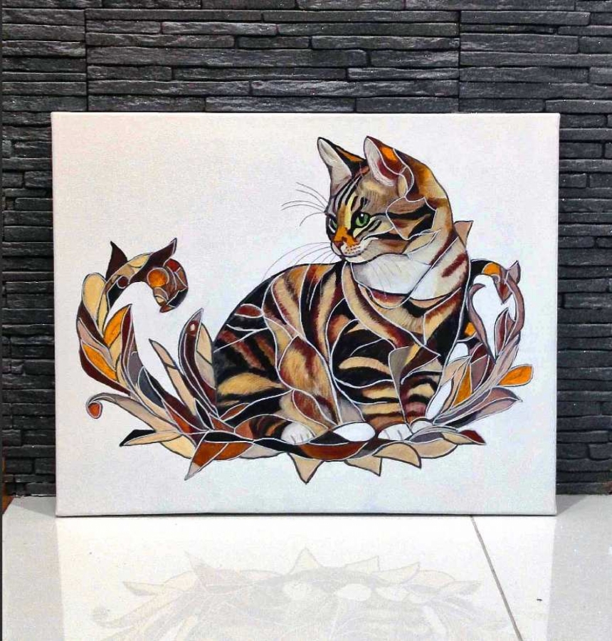 Obraz kotka na płótnie