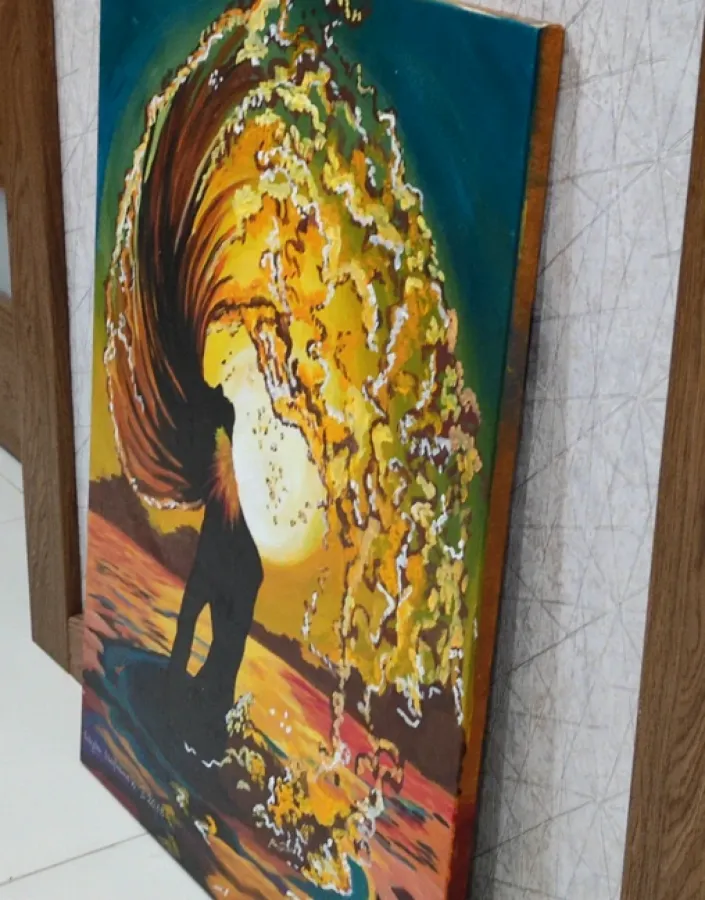 Kobieta obraz na płótnie