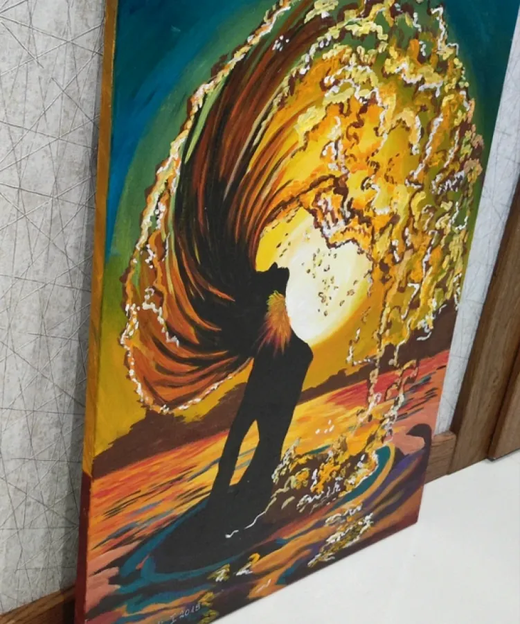 Kobieta obraz na płótnie