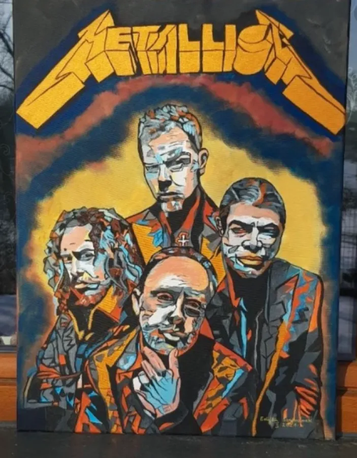 Metallica obraz na płótnie