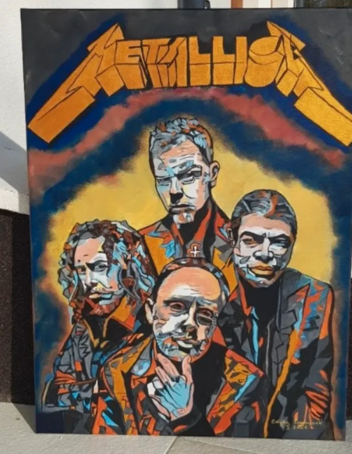 Metallica obraz na płótnie