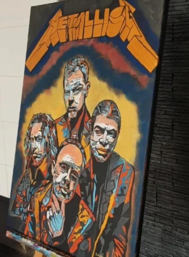 Metallica obraz na płótnie