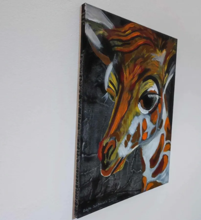 Żyrafa obraz na płótnie