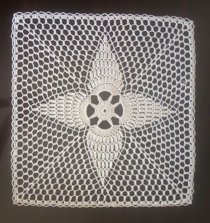 Serwetka kwadrat, ecru