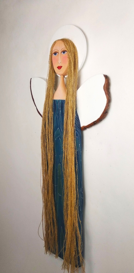 Anioł dobrych myśli. Ozdoba pokoju.