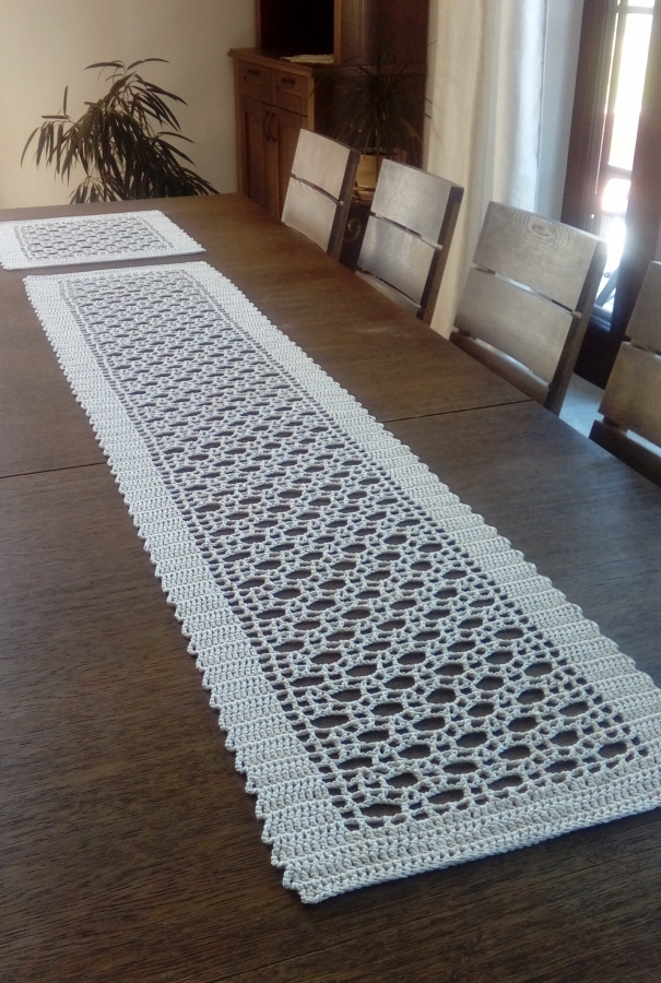 Bieżnik i serweta Modern Beige