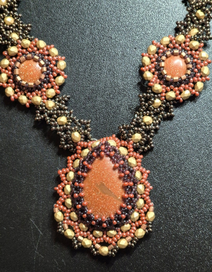 Naszyjnik z koralików Chocolate 