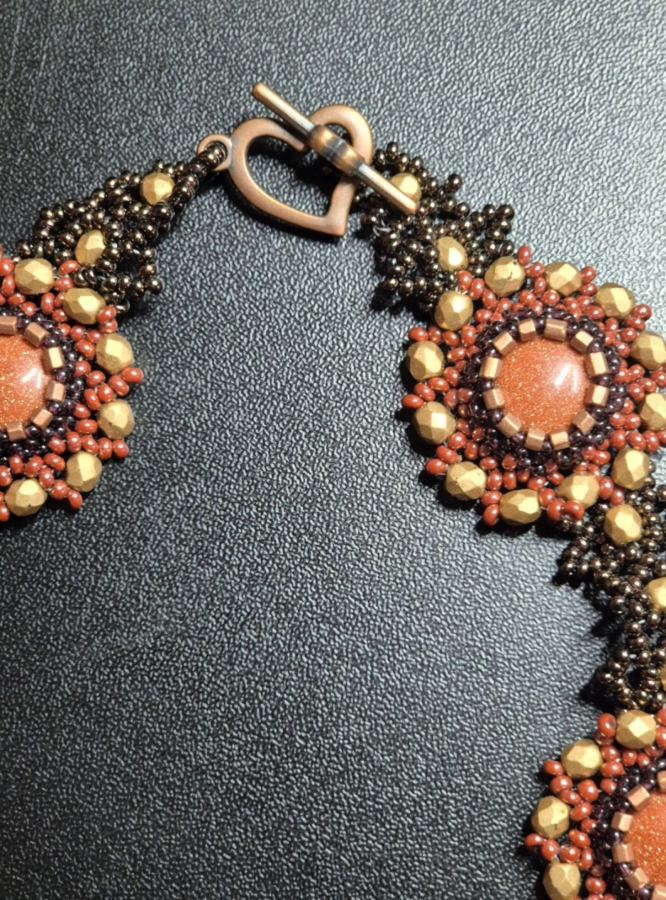 Naszyjnik z koralików Chocolate 