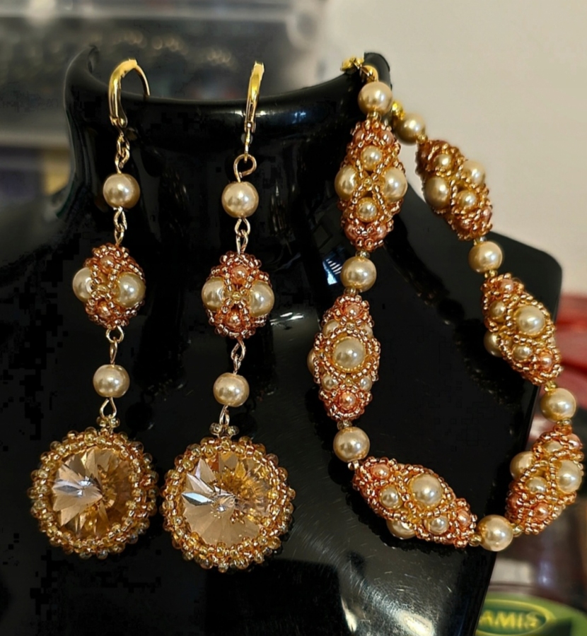 Zestaw Różowe złoto 