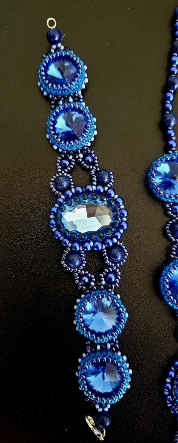 Komplet Niebieska Róża