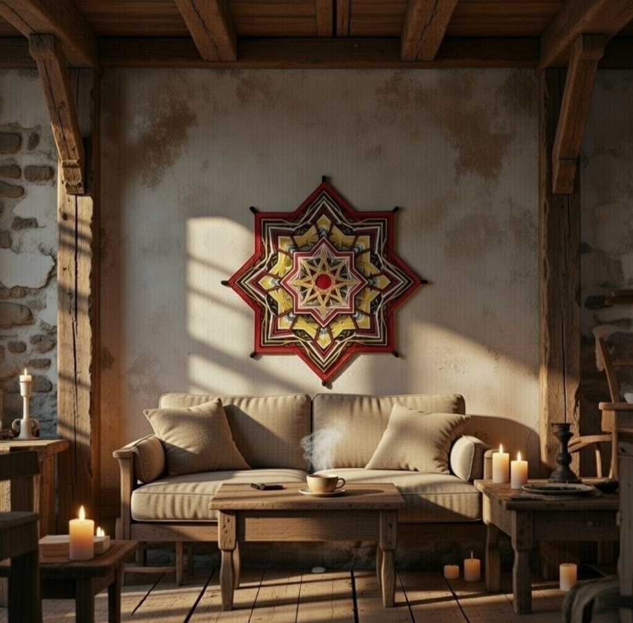 Mandala  /  Żywioły  - OGNIA I  ZIEMI  