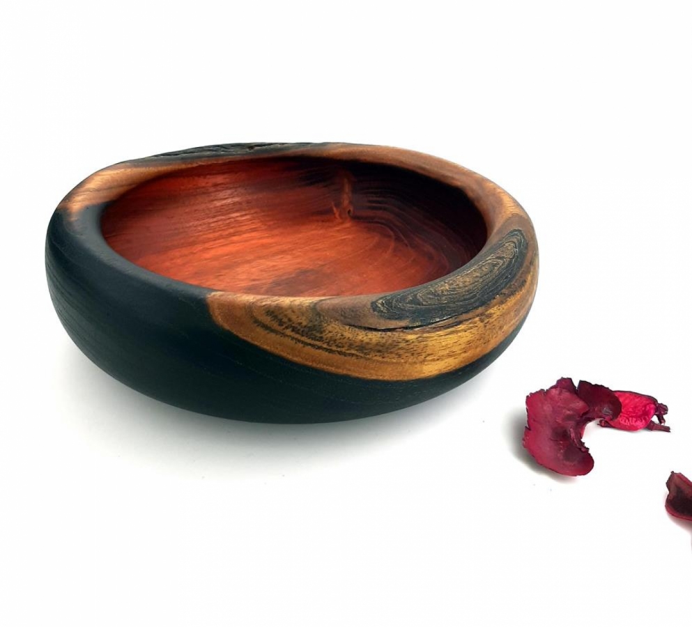 Misa z drewna akacji – rękodzieło – Noc i Zmierzch