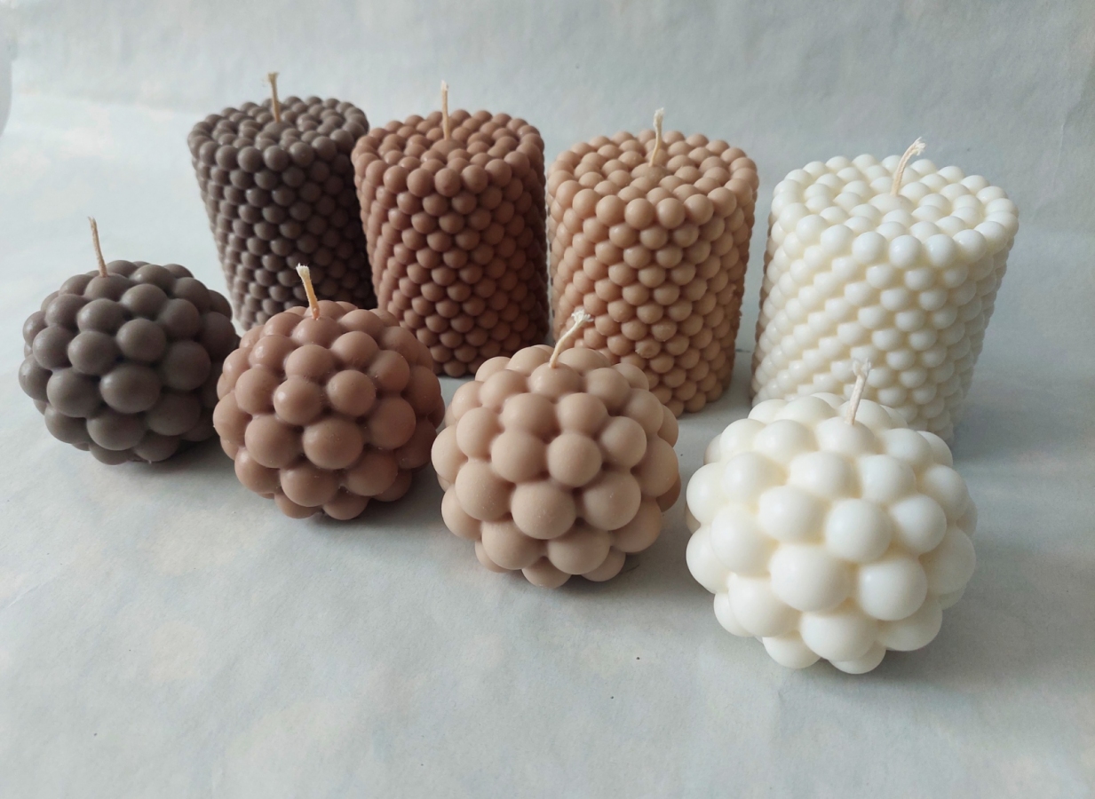 Świeczka sojowa Bubble kulka