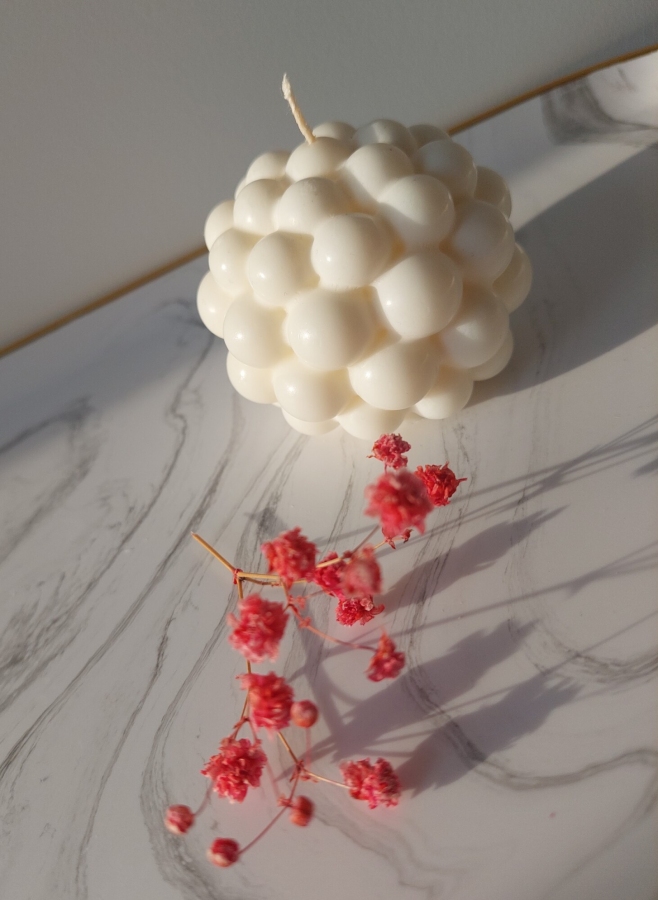 Świeczka sojowa Bubble kulka