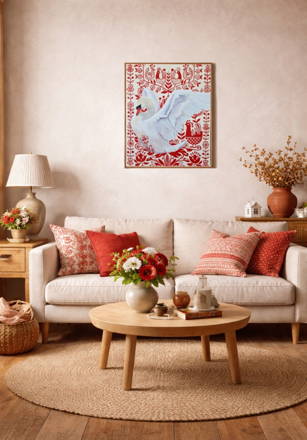 Drzewo życia, obraz folkowy