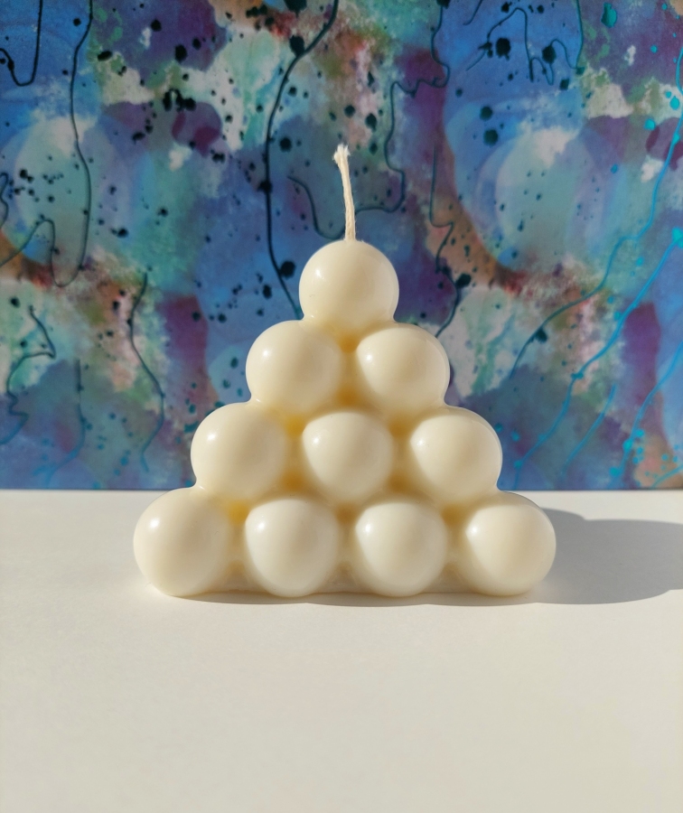 Świeca bubble trójkąt