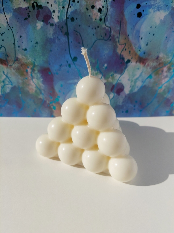 Świeca bubble trójkąt