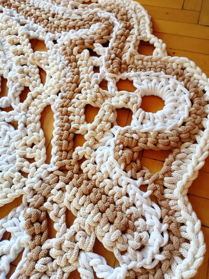 Dywan Freeform z kolorach ziemi