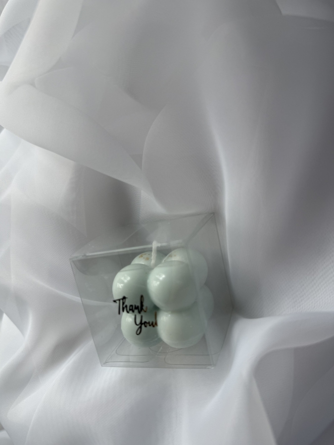 Ręcznie robiona świeca bubble 