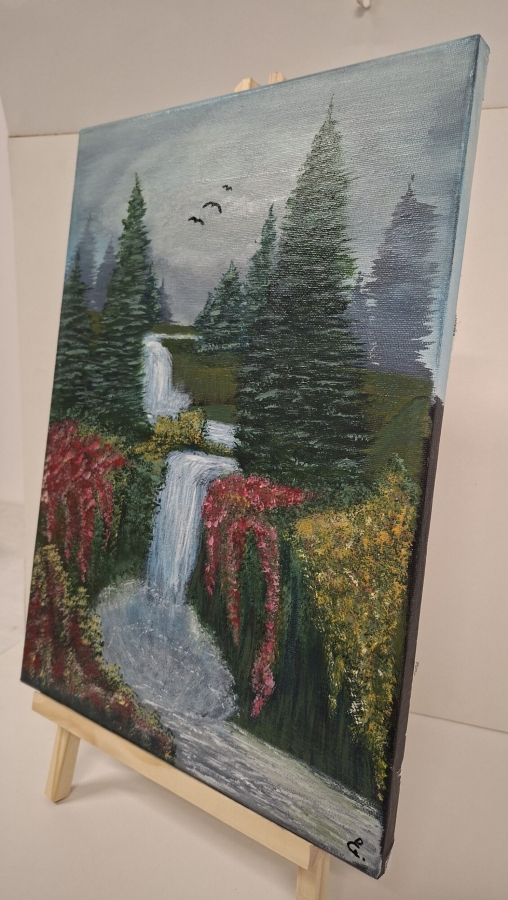 Chwila spokoju nad wodospadem